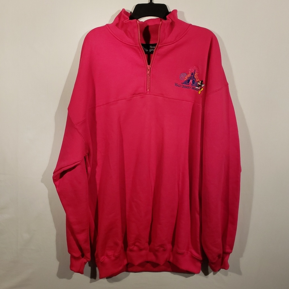 Disney world originals long 3/4 zip hoodie